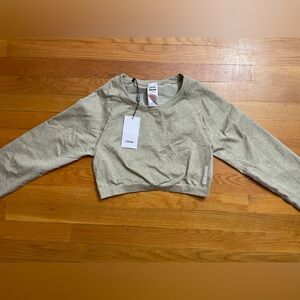 Gymshark Olive Green Athletic Top